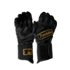 프랭클린 파워스트랩 손목보호 배팅장갑(20445)-블랙/골드