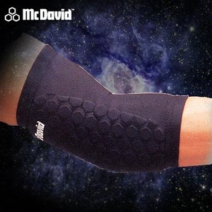 [MCDAVID] 맥데이비드 6441A HEXPAD Arm Sleeve 맥데이비드 헥스패드 암 슬리브 검정 야구홀릭 야구용품 보호용품